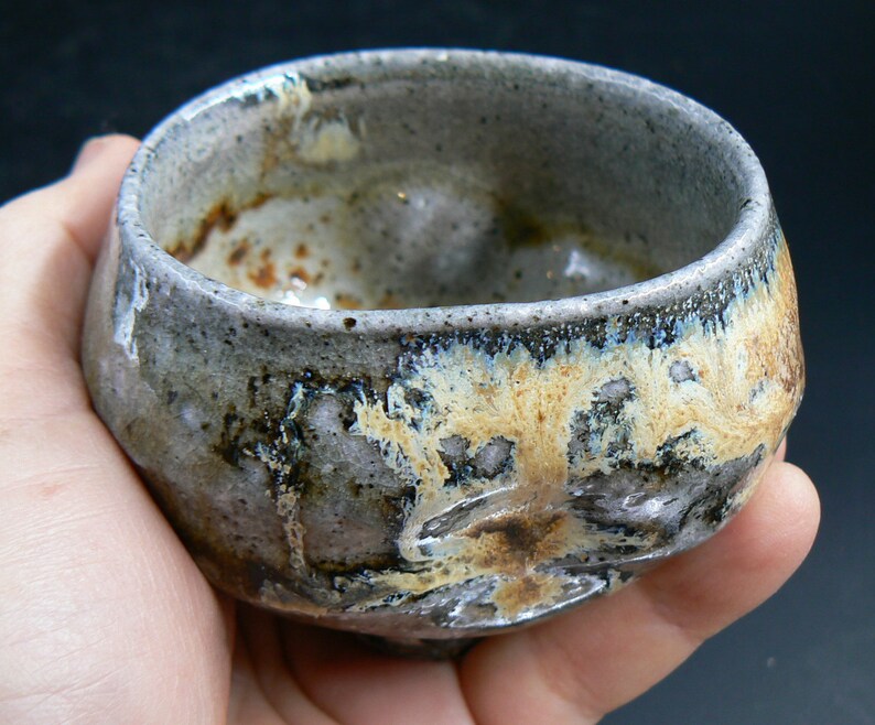 Japanese Tea Ceremony Ceramic Chawan Matcha Bowl 7 Oz Etsy