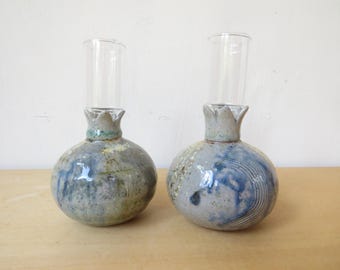 Art Ceramic Pomegranate, wood and soda fired Havdalah Spice Box