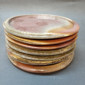 MADE TO ORDER, Ceramic Tableware Settings, Wood and Soda Fired, Pottery Plates and Bowls