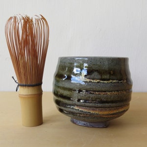 Japanese tea ceremony Chawan Matcha Bowl/Yunomi, Wood and Soda fired Pottery