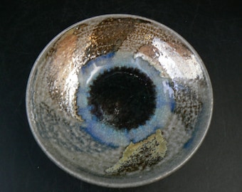 Ceramic Small Decorative Bowl, Wood and Soda Fired Studio Pottery