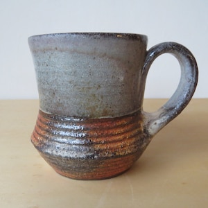 Rustic Ceramic Handmade Mug, wood and soda fired