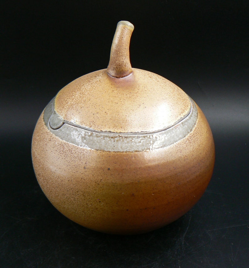 Ceramic Garlic Roaster Wood and Soda Fired Ovenware Candy Etsy