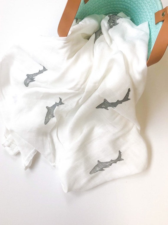 shark muslin blanket
