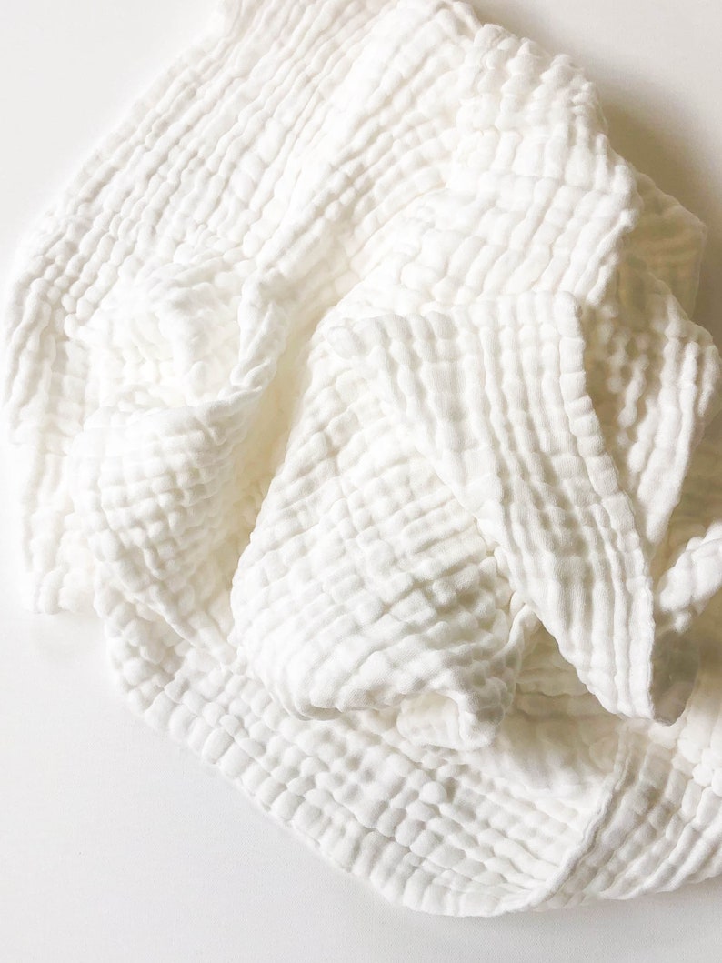 Thick 6 Layer Gauze 100 Cotton Muslin Swaddle Newborn Etsy