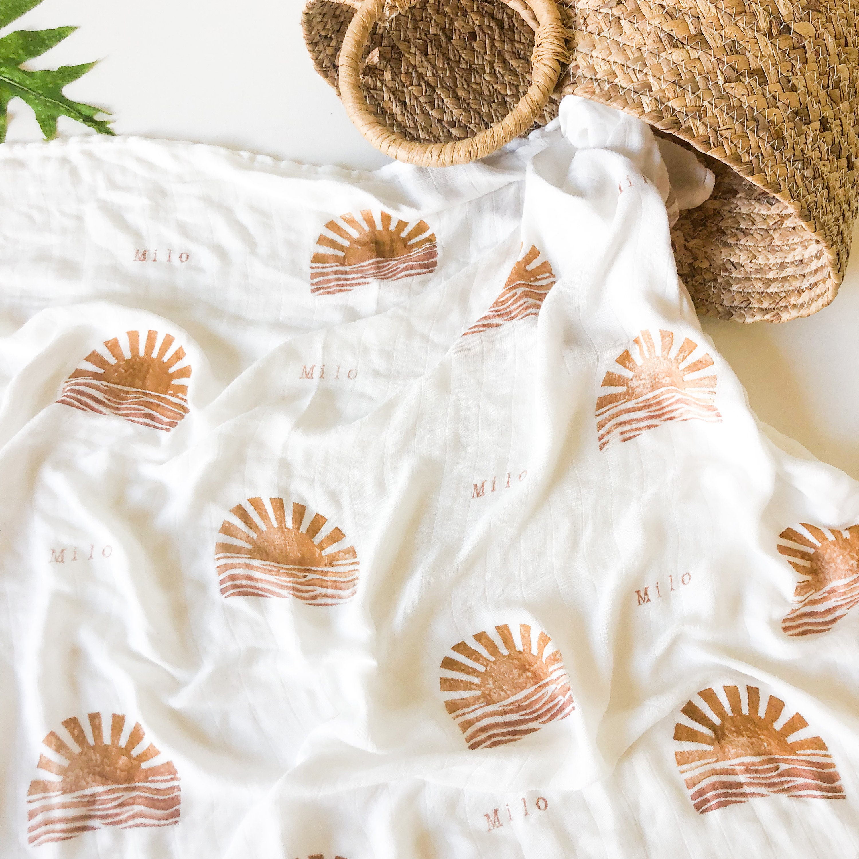 Personalized Sun Baby Blanket Surfer & Ocean Nursery Decor Etsy