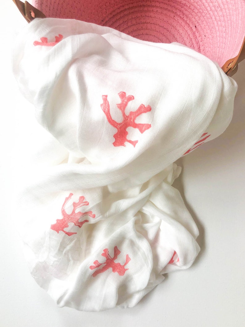 MADE IN HAWAII Hawaiian Floral Baby Blanket Organic Bamboo Etsy