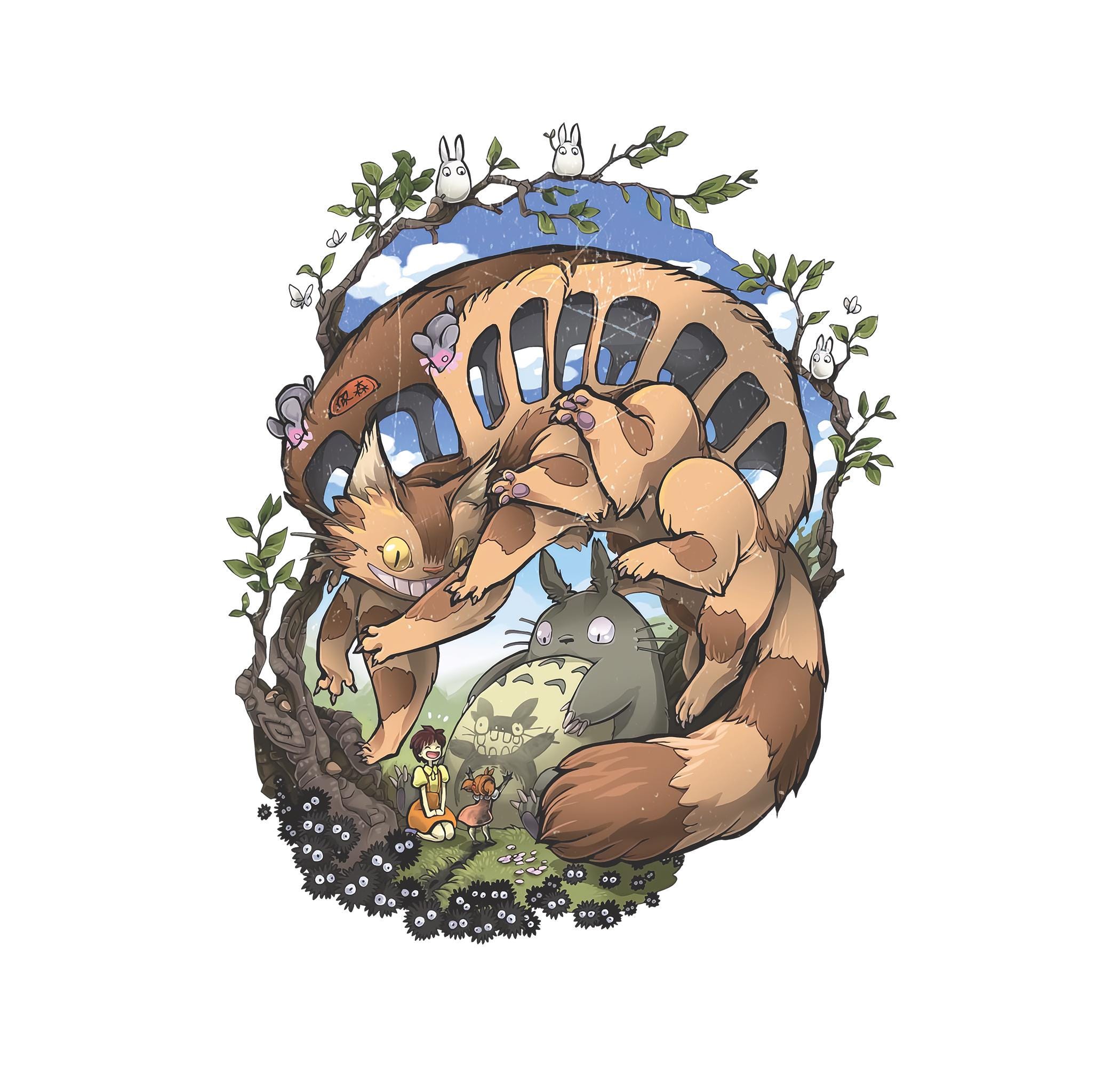 Totoro vintage print - Etsy 日本