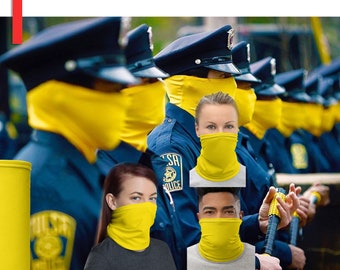 Download Yellow Neck Gaiter Etsy PSD Mockup Templates