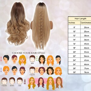 Long Wavy Blonde with Highlights Synthetic Wig for Black & White Women Natural Look Hair Heat Resistant Layered Light Ombre image 9