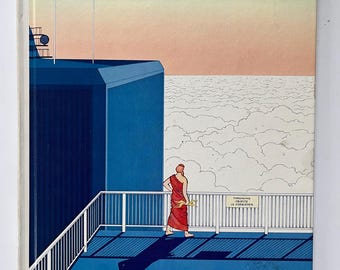 Guy Billout ~ Thunderbolt and Rainbow: A Look at Greek Mythology, 1981, 1st, rare vintage book, illustrated art