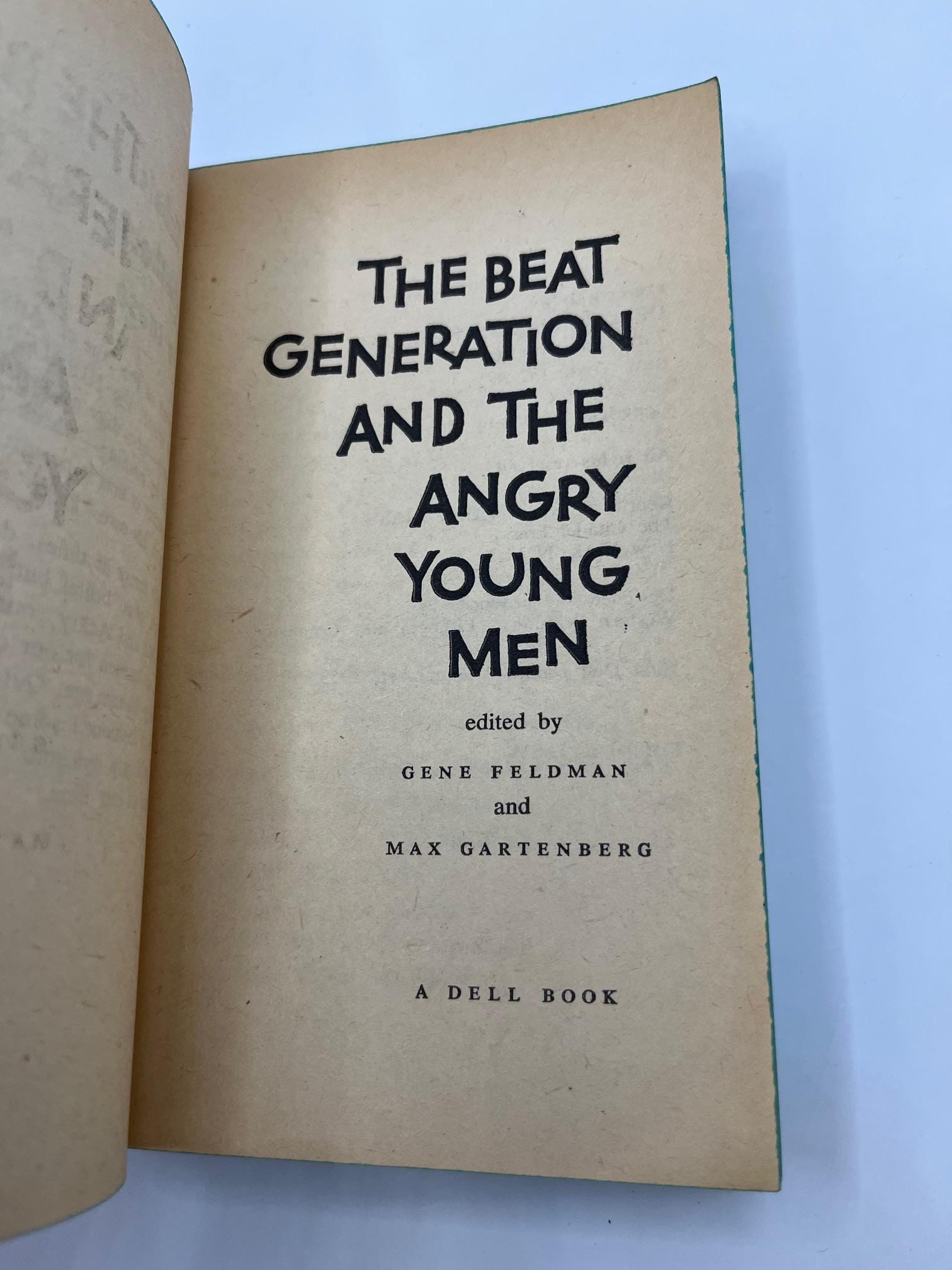 1959 BEAT GENERATION, Anthology, KEROUAC, Allen Ginsberg, William