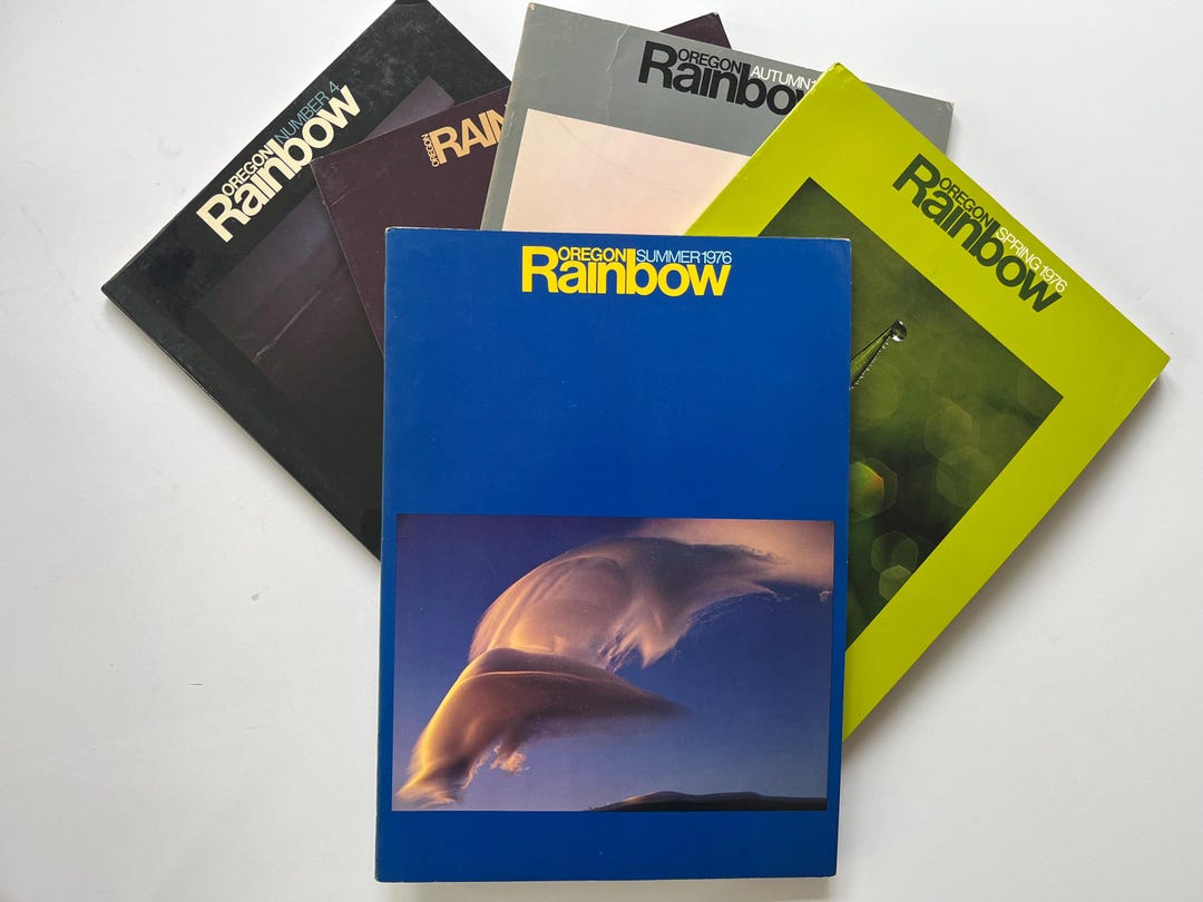 OREGON RAINBOW Magazine 1976 Lot Issue 1,2,3,4,5 ~ Lloyd J. Reynolds ...