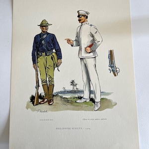 Vintage the American Soldier 1775 Photo Print-good for