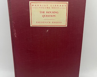 住宅問題 ～ フリードリヒ・エンゲルス、1946年、マルクス主義、インターナショナル・パブリッシャーズ、ヴィンテージ本