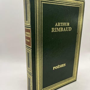 Arthur RIMBAUD ~ POESIES ~ hardcover, French language, 316 pages, decor binding