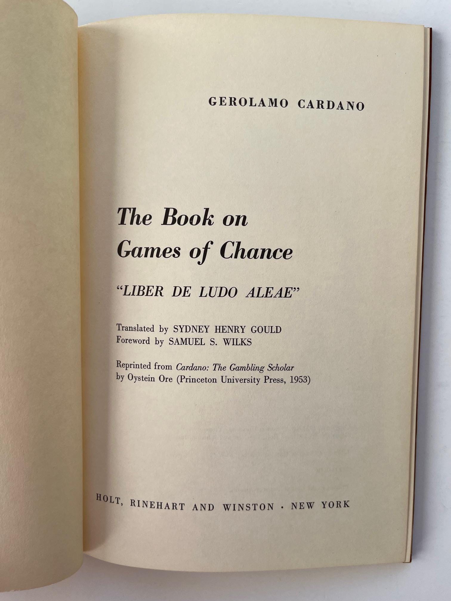 The Book on GAMES OF CHANCE 