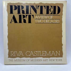 MODERN PRINTMAKING ~ Museum of Modern Art, New York, artists, Warhol, Bridget Riley, Ruscha, Hockney, Oldenburg, Lichtenstein, vintage book
