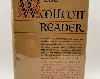 SIGNED ~ Alexander WOOLCOTT ~ The WOOLLCOTT Reader, 1st Edition, 1935, vintage, rare book, New Yorker, a member of the Algonquin Round Table
