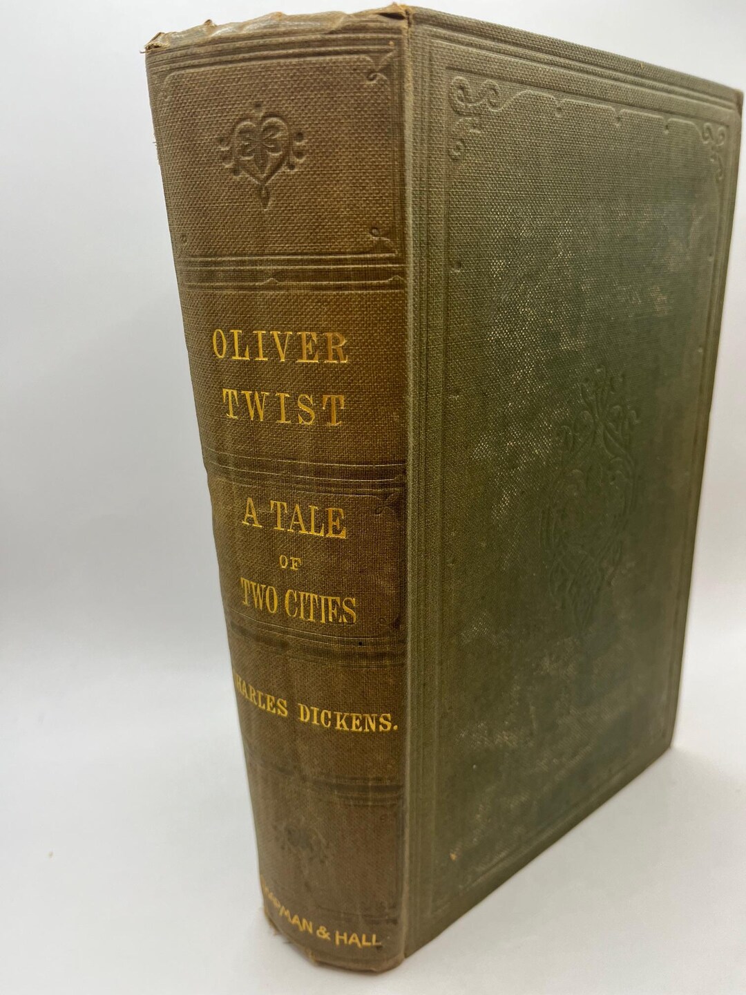 1860 OLIVER TWIST / A Tale of Two Cities by Charles Dickens, Chapman ...