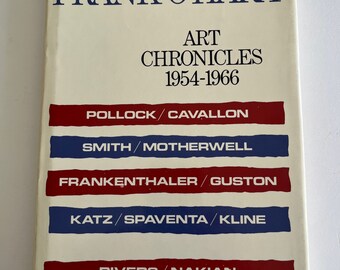FRANK O'HARA ~ ART CHRONiCLES 1954-1966 ~ 1st Edition hardcover ~ Philip Guston, Larry Rivers, Helen Frankenthaler, Kline, vintage modern