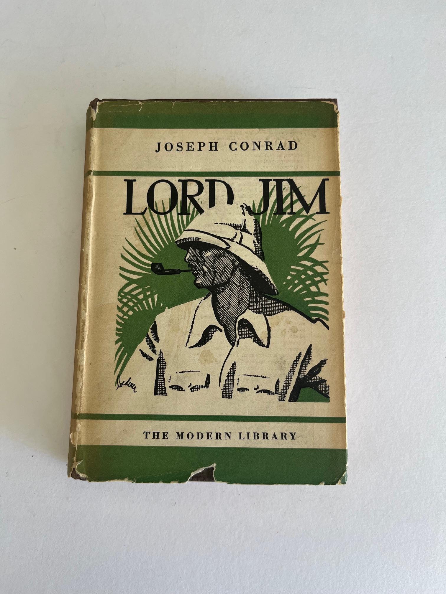 LORD JIM by Joseph Conrad ~ 1931, the Modern Library, Cloth