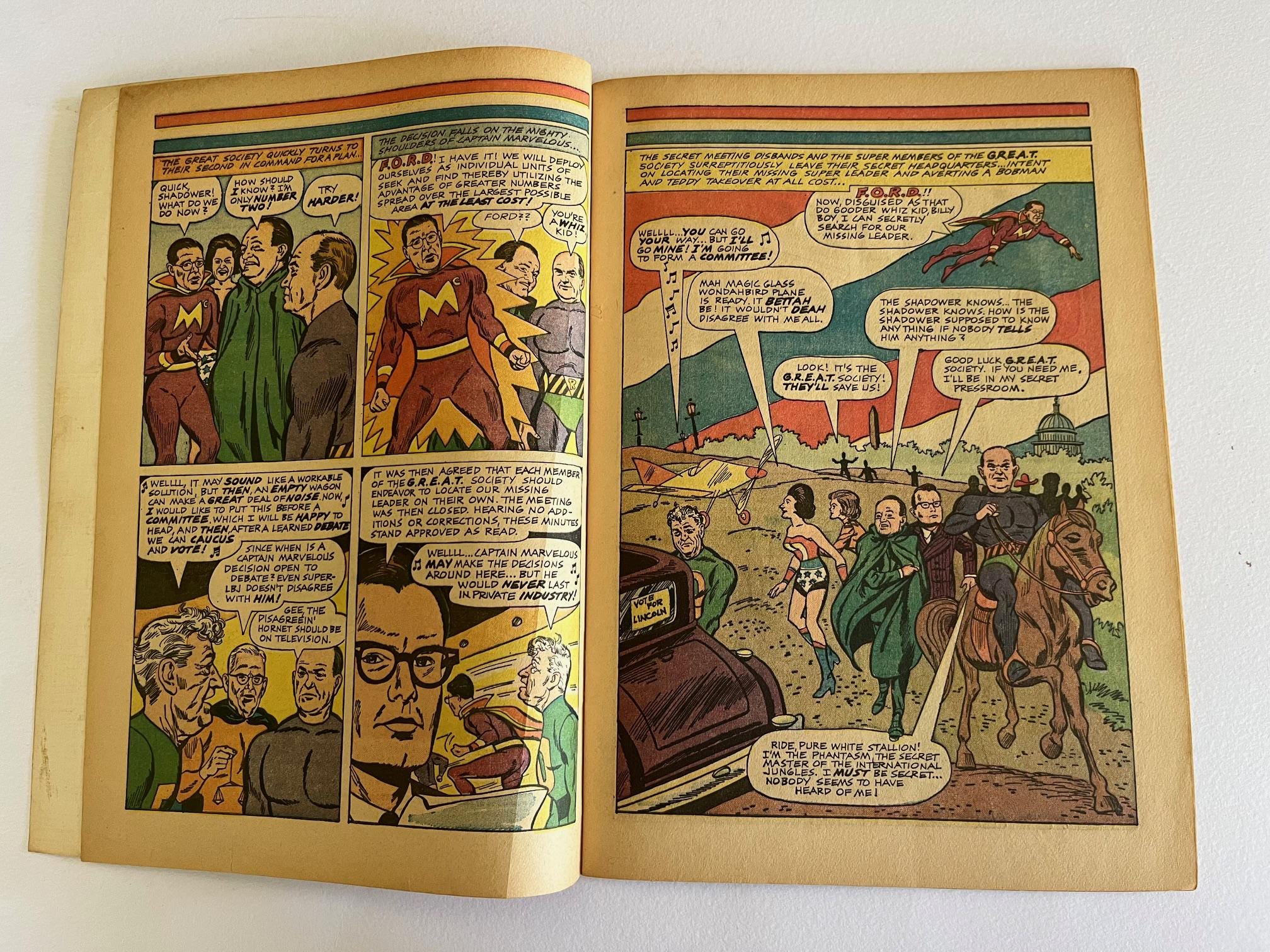 1966 the Great Society Comic Book / Political Satire and