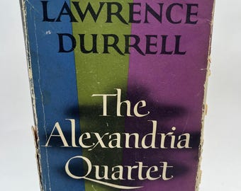 IL QUARTETTO DI ALESSANDRIA di Lawrence Durrell, prima edizione in un volume, 1962, copertina rigida, sovraccoperta intatta, libro d'epoca
