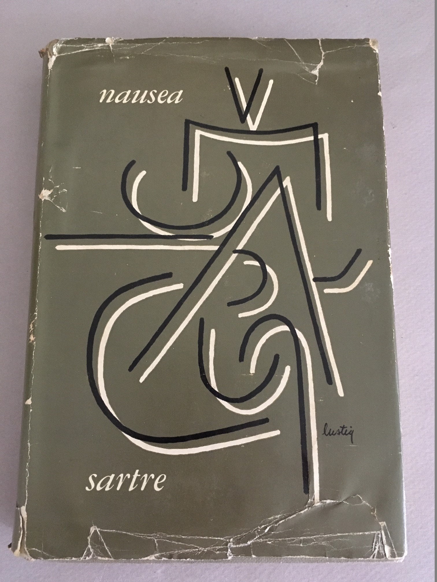 ALVIN LUSTIG Graphic Design NAUSEA by Jean-paul Sartre 1952 | Etsy Singapore