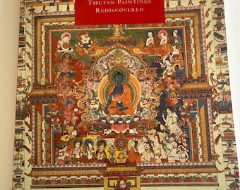 TIBETAN MEDICINE PAINTININGS ~ The Buddha's Art of Healing  by John Avedon  Rizzoli ~ Buddhism, Tibet, Medical ~ vintage art book