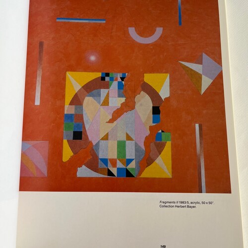 HERBERT BAYER : The Complete Work by shops Arthur A. Cohen / Bauhaus, Design, Graphic Design, Lettering, Painting, sculpture, Modern art, vintage