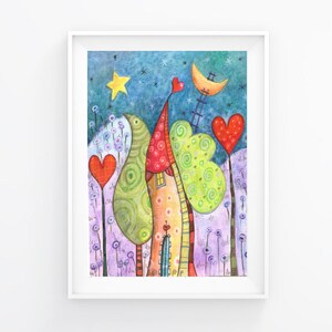 Fairy tale print for your nursery room image 3