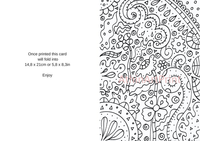 colouring-cards-kids-coloring-cards-printable-coloring-etsy