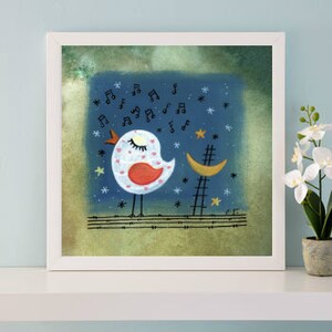 Lullaby, Music Print | Nursery & Kids Room Decor, Printable Art for Children | INSTANT DOWNLOAD