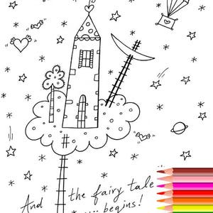 Color your Fairytale! | INSTANT DOWNLOAD