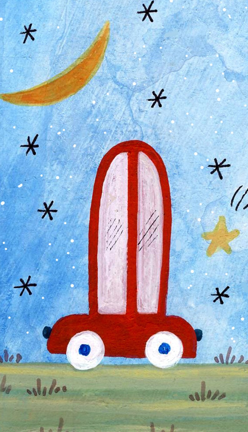 Nursery Car Print Baby Decor Baby Boy Nursery Nursery Wall | Etsy