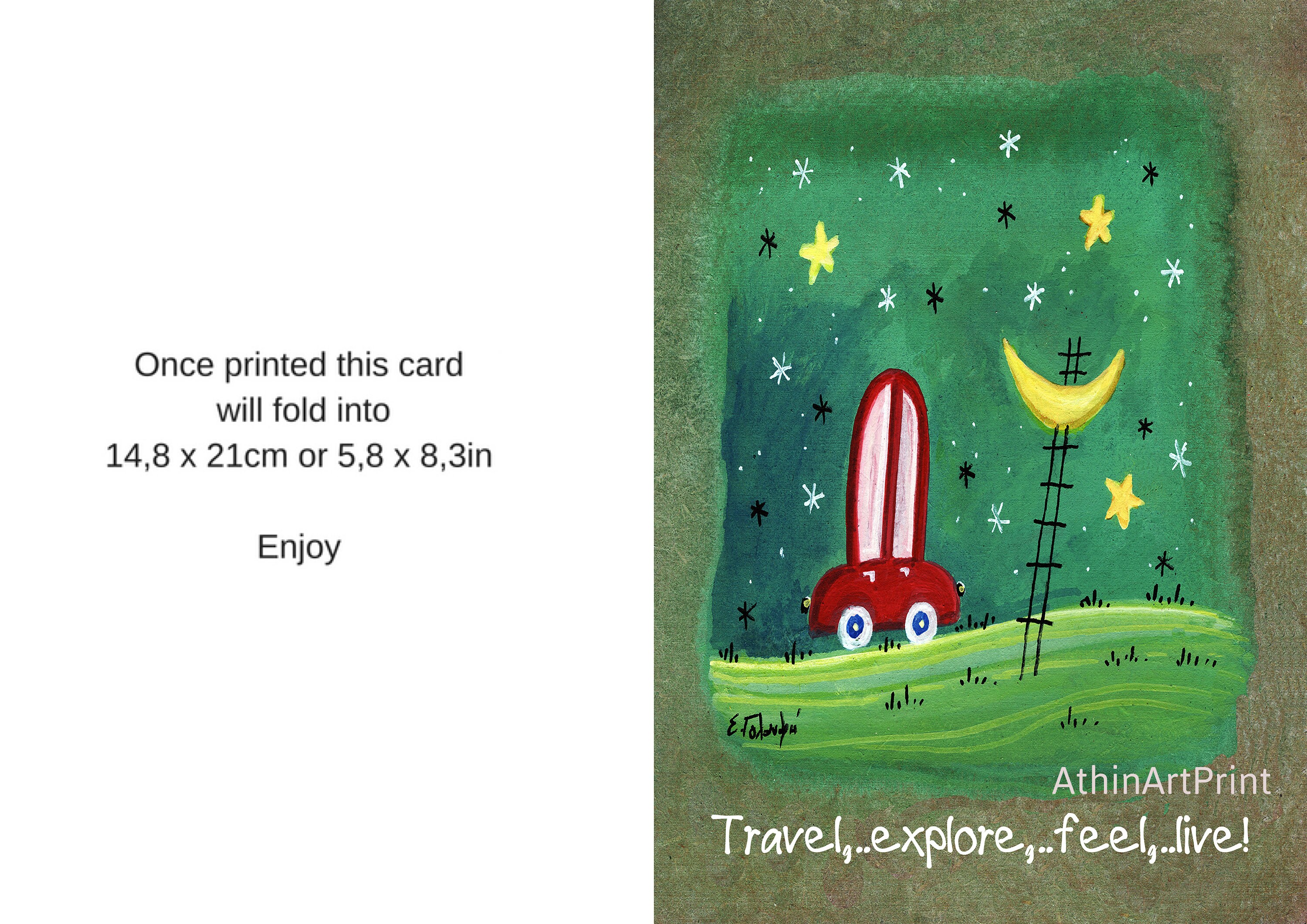 Inspirational, Positive Printable Greeting Card for Any Occasion ...