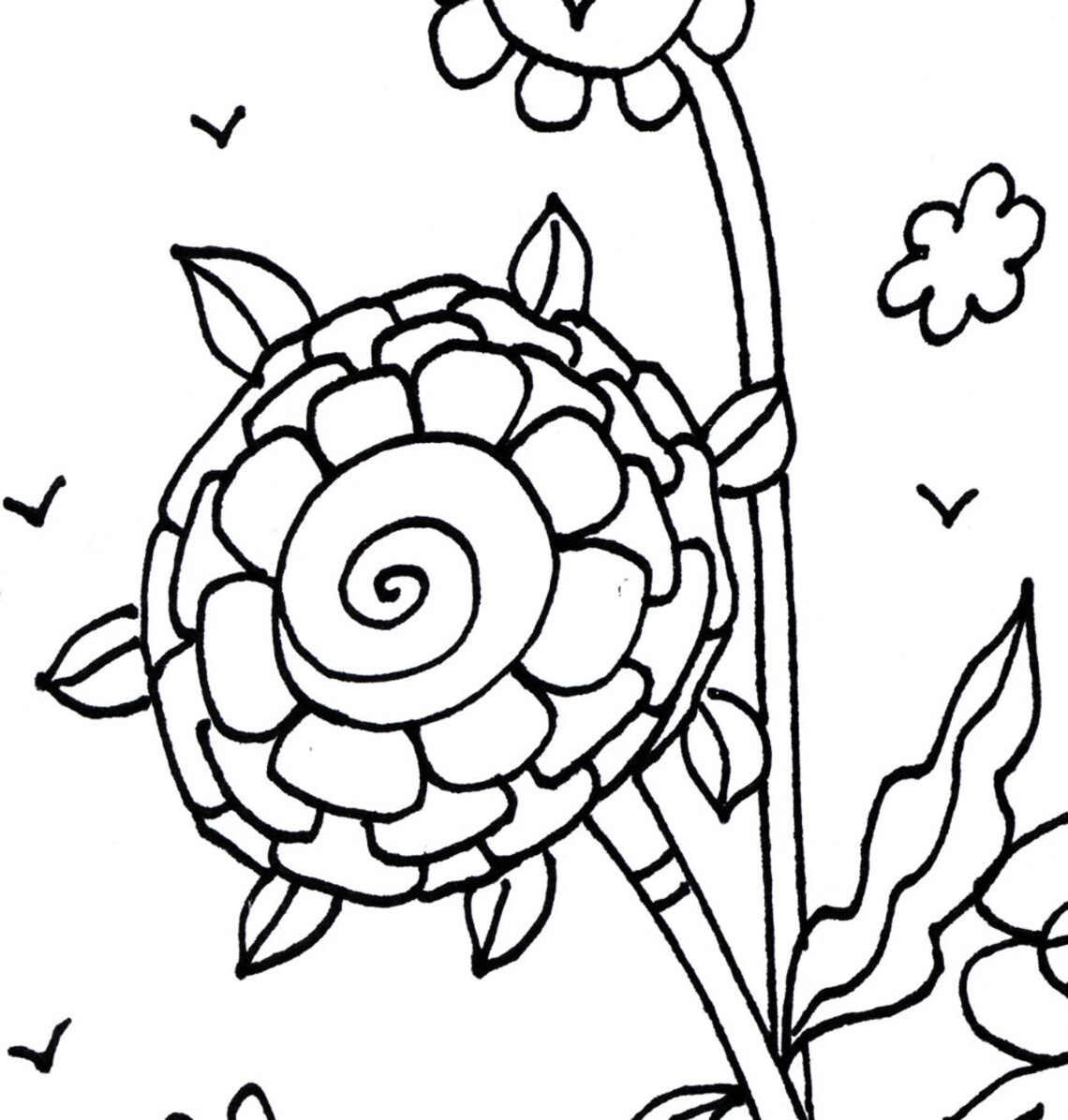 Printable Card Adult Coloring Cards Coloring Cards Blank Etsy
