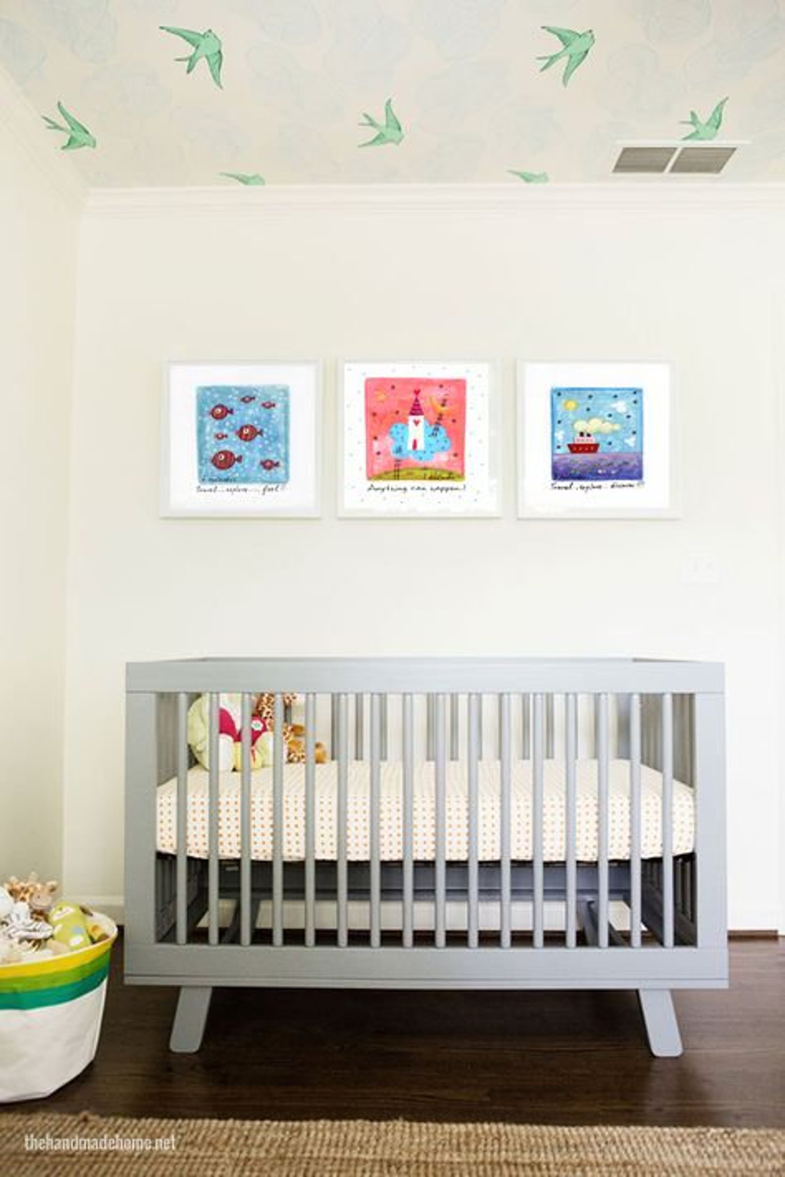 Fish Print Nursery Decor Nursery Printables Whimsical Fish Etsy