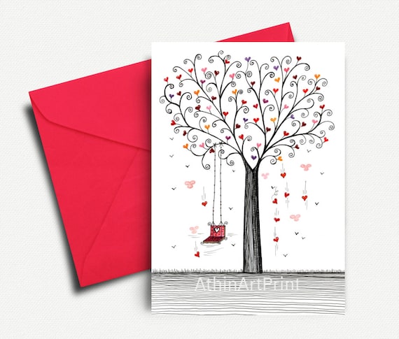 printable love card printable card love greeting cards love etsy printable romantic cards