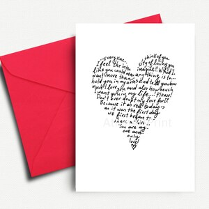 Heart full of LOVE | Printable Card