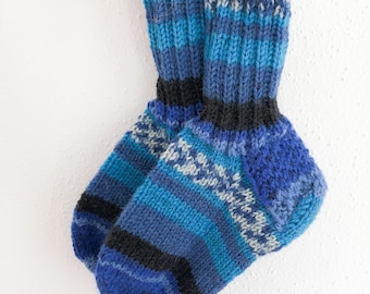 Kindersocken Handgestrickt Größe 22/23