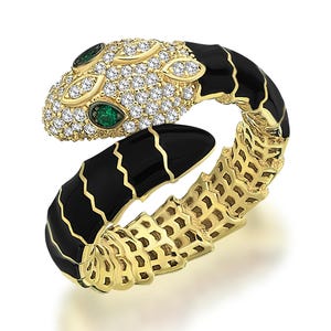 14K Gold Snake Ring, Dainty Serpent Band, Stackable Animal Ring, Unique Gold Statement Ring, Gold Stacking Ring