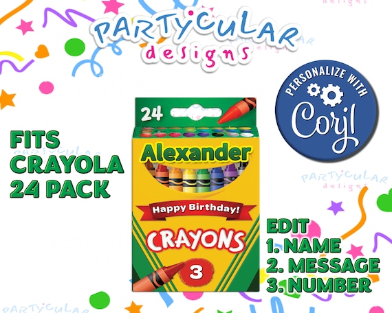 Customized 3 Pack Crayons - Crayons