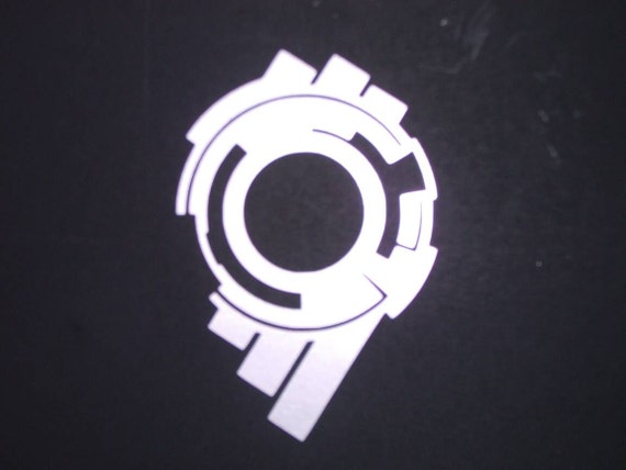 Section 9 Vinyl Sticker GOLD GLOSS 8 x 5.3cm Ghost In The Shell S.A.C