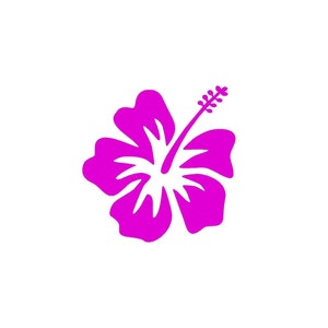Hibiscus Vinyl Decal Die Cut Sticker