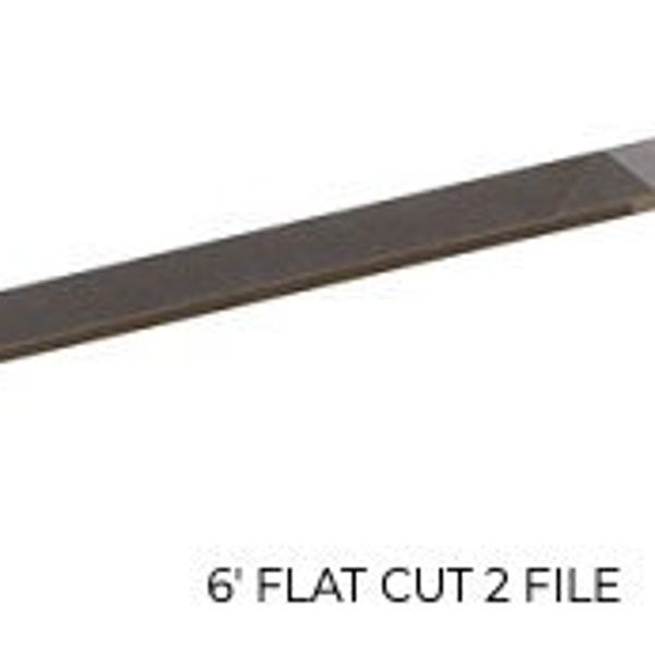 6" Flat File, Cut 2, Student File, Economical Medium Cut File