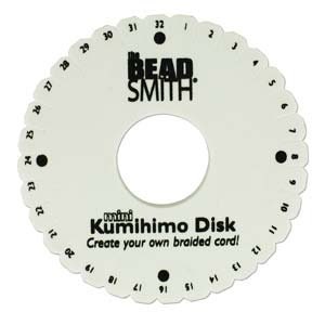 Kumihimo disk for making braided cords D 15 cm thickness 1 cm
