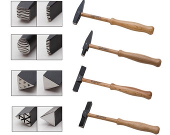 WUBBERS Artisan's Mark 4 Piece Texture Hammer Set