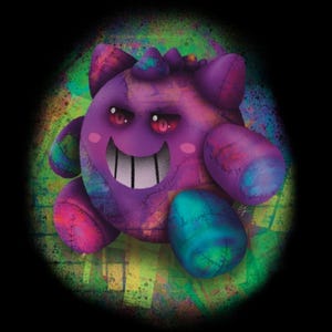 Gengar mini art print